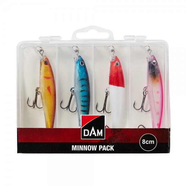 DAM Minnow set sa kutijom 8cm (Kutije za pribor) - www.eribolov.rs